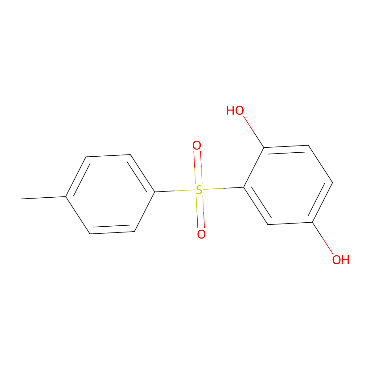 2-Tosylbenzene-1,4-diol molecular structure, CAS 30958-16-8