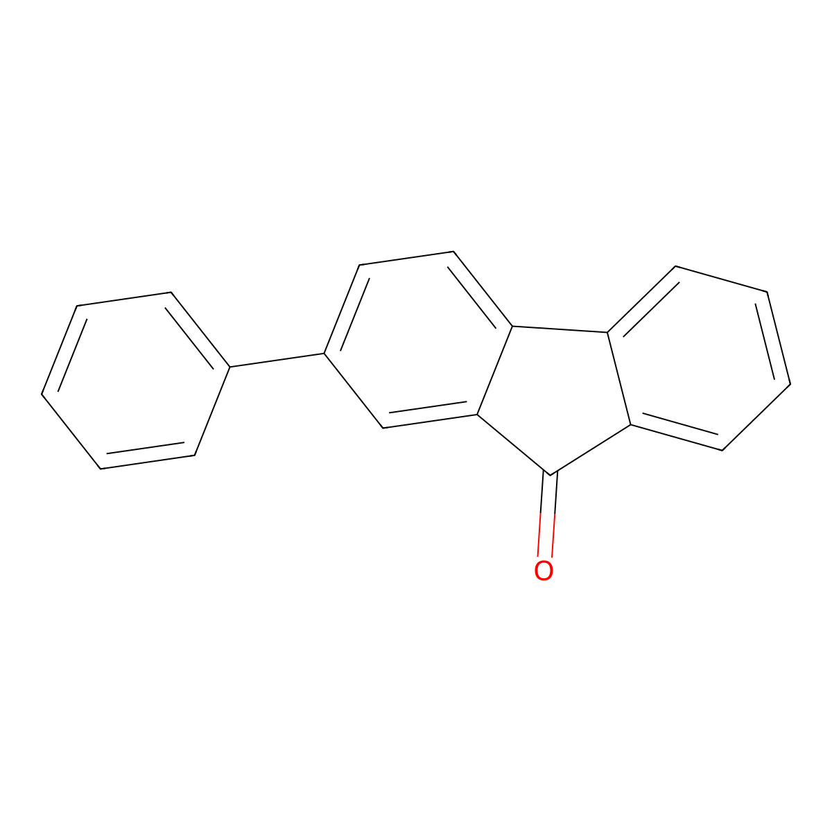 2-Phenyl-9H-fluoren-9-one molecular structure, CAS 3096-49-9