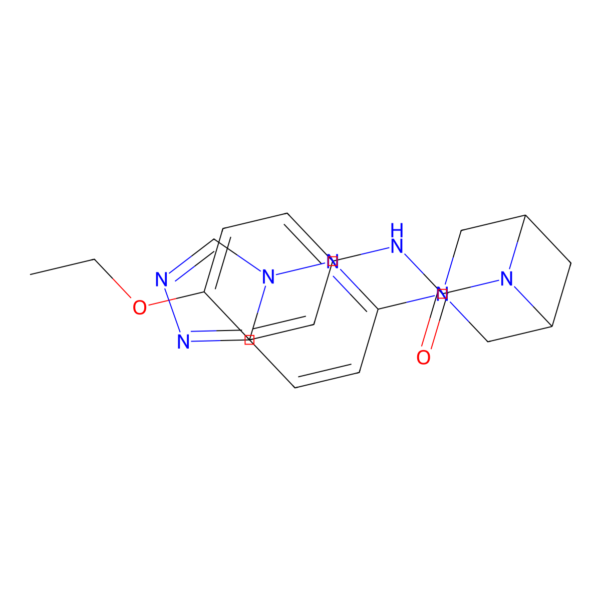 N-(4-ethoxyphenyl)-3-([1,2,4]triazolo[4,3-b]pyridazin-6-yl)-3,6-diazabicyclo[3.1.1]heptane-6-carboxamide molecular structure, CAS 3096649-60-1