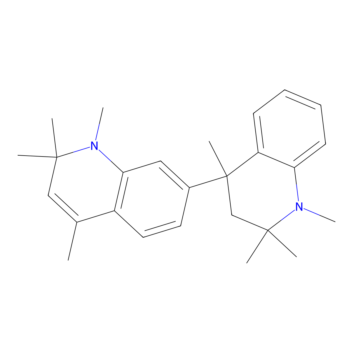 1,1',2,2,2',2',4,4'-Octamethyl-1,1',2,2',3,4-hexahydro-4,7'-biquinoline molecular structure, CAS 309731-35-9