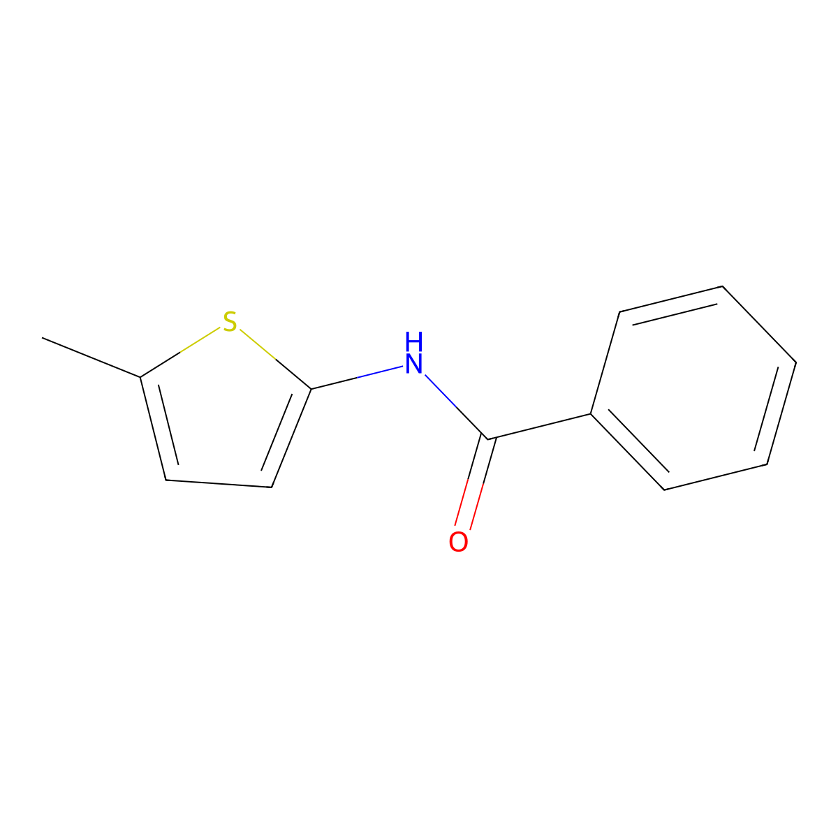 N-(5-Methyl-2-thienyl)benzamide molecular structure, CAS 309736-18-3