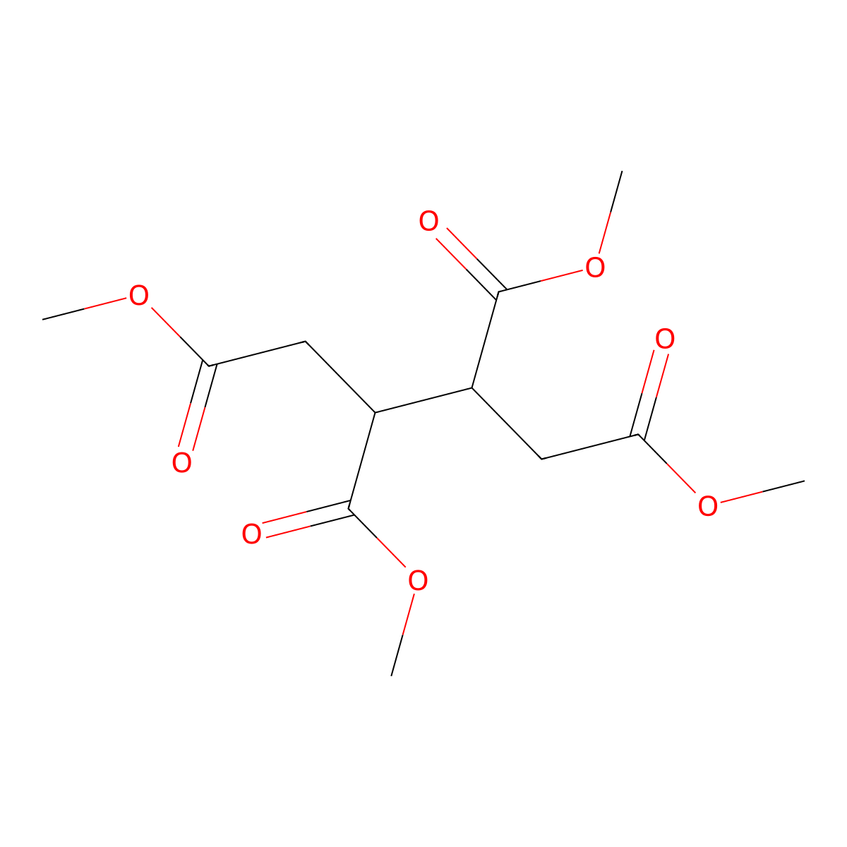 tetramethyl (2R,3R)-butane-1,2,3,4-tetracarboxylate molecular structure, CAS 30984-10-2