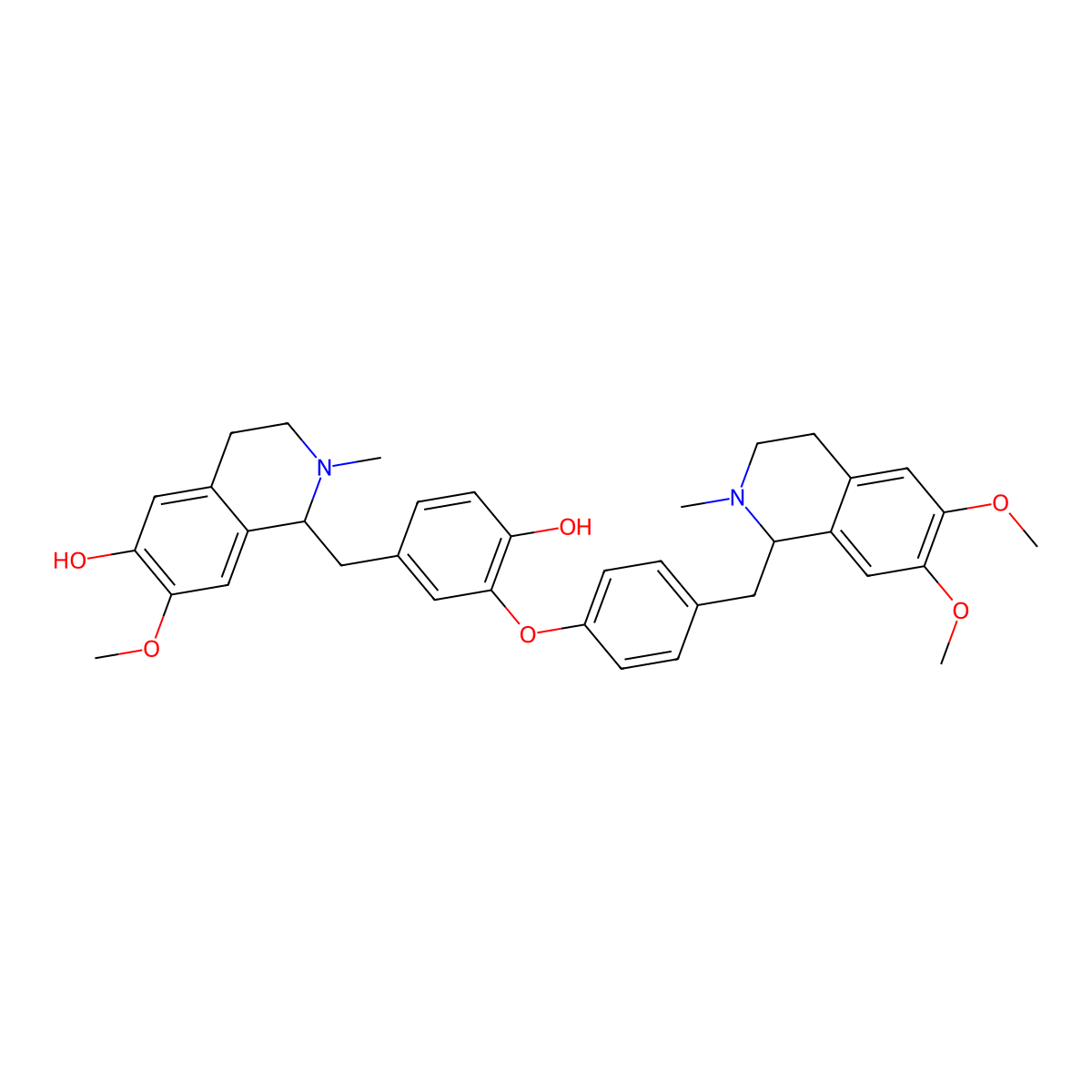 Dauricinoline molecular structure, CAS 30984-80-6