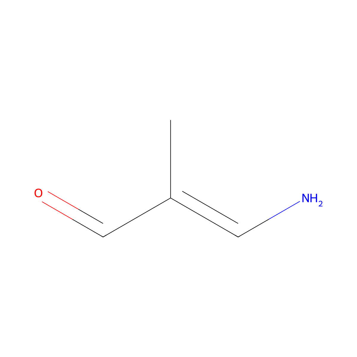 3-Amino-2-methylacrylaldehyde molecular structure, CAS 30989-81-2