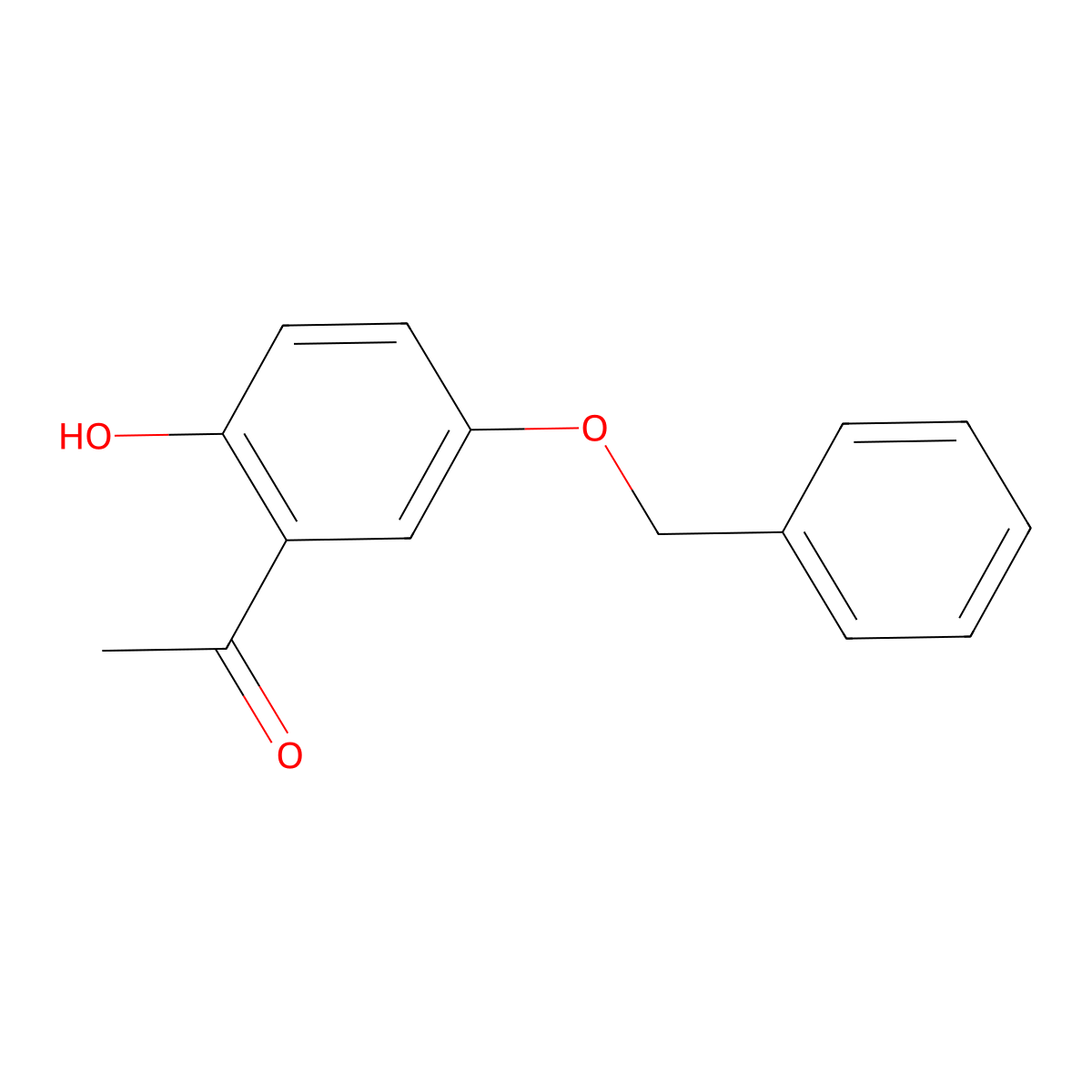 1-(5-(Benzyloxy)-2-hydroxyphenyl)ethanone molecular structure, CAS 30992-63-3