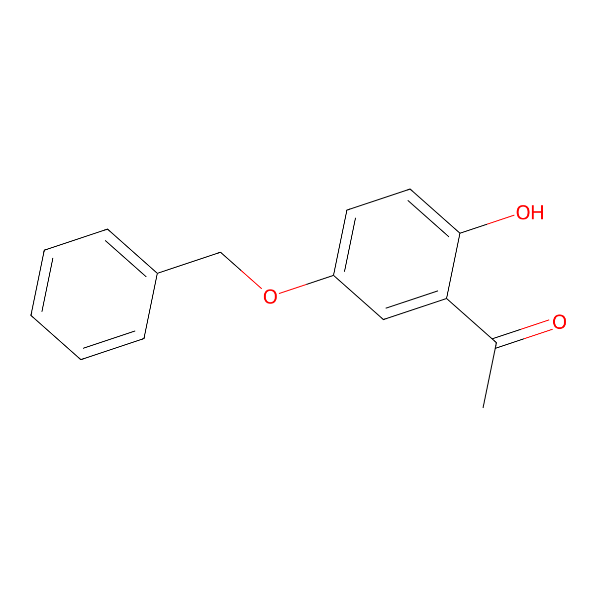 1-(5-(Benzyloxy)-2-hydroxyphenyl)ethanone molecular structure, CAS 30992-63-3