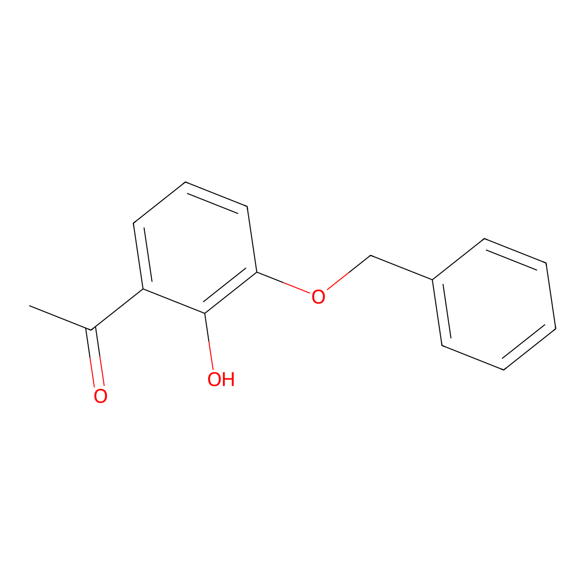 2'-Hydroxy-3'-benzyloxyacetophenone molecular structure, CAS 30992-64-4
