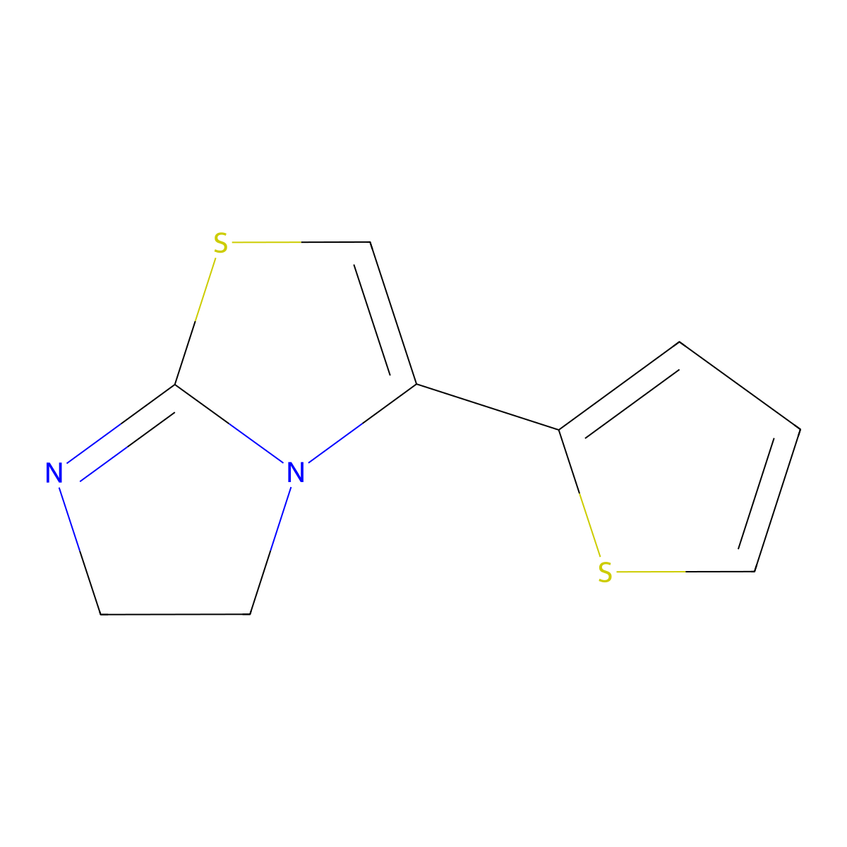 3-(2-Thienyl)-5,6-dihydroimidazo[2,1-b][1,3]thiazole molecular structure, CAS 309920-63-6