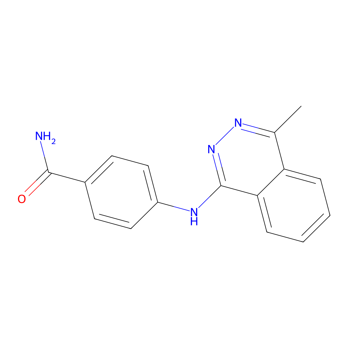 4-[(4-Methylphthalazin-1-yl)amino]benzamide molecular structure, CAS 309921-98-0