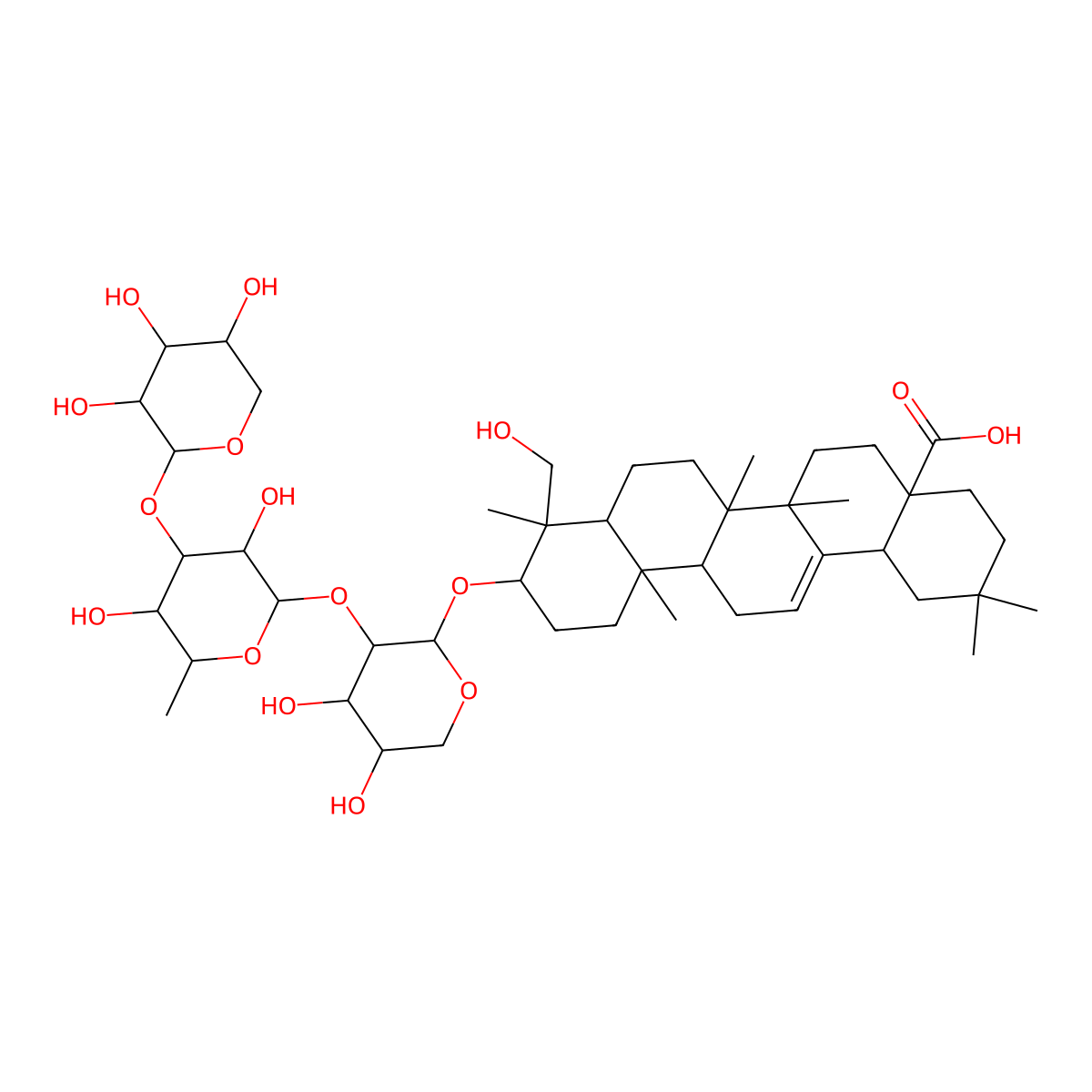 Sapindoside B molecular structure, CAS 30994-75-3