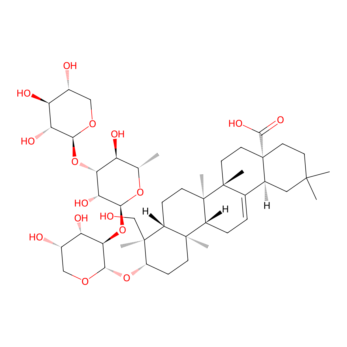 Sapindoside B molecular structure, CAS 30994-75-3