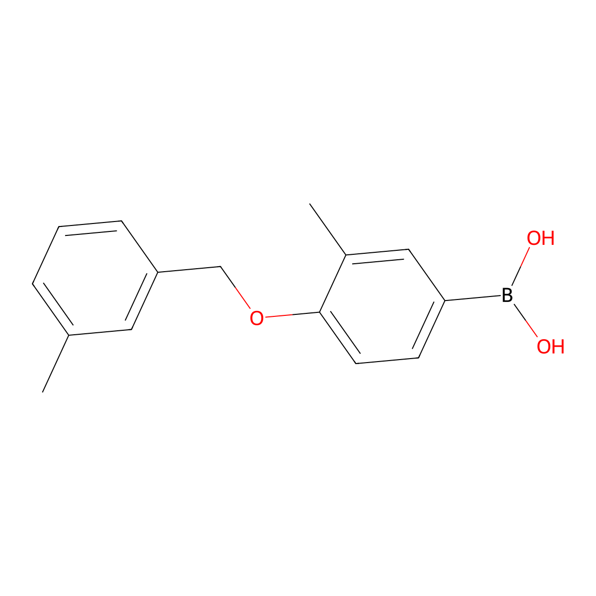 (3-Methyl-4-((3-methylbenzyl)oxy)phenyl)boronic acid molecular structure, CAS 309947-07-7