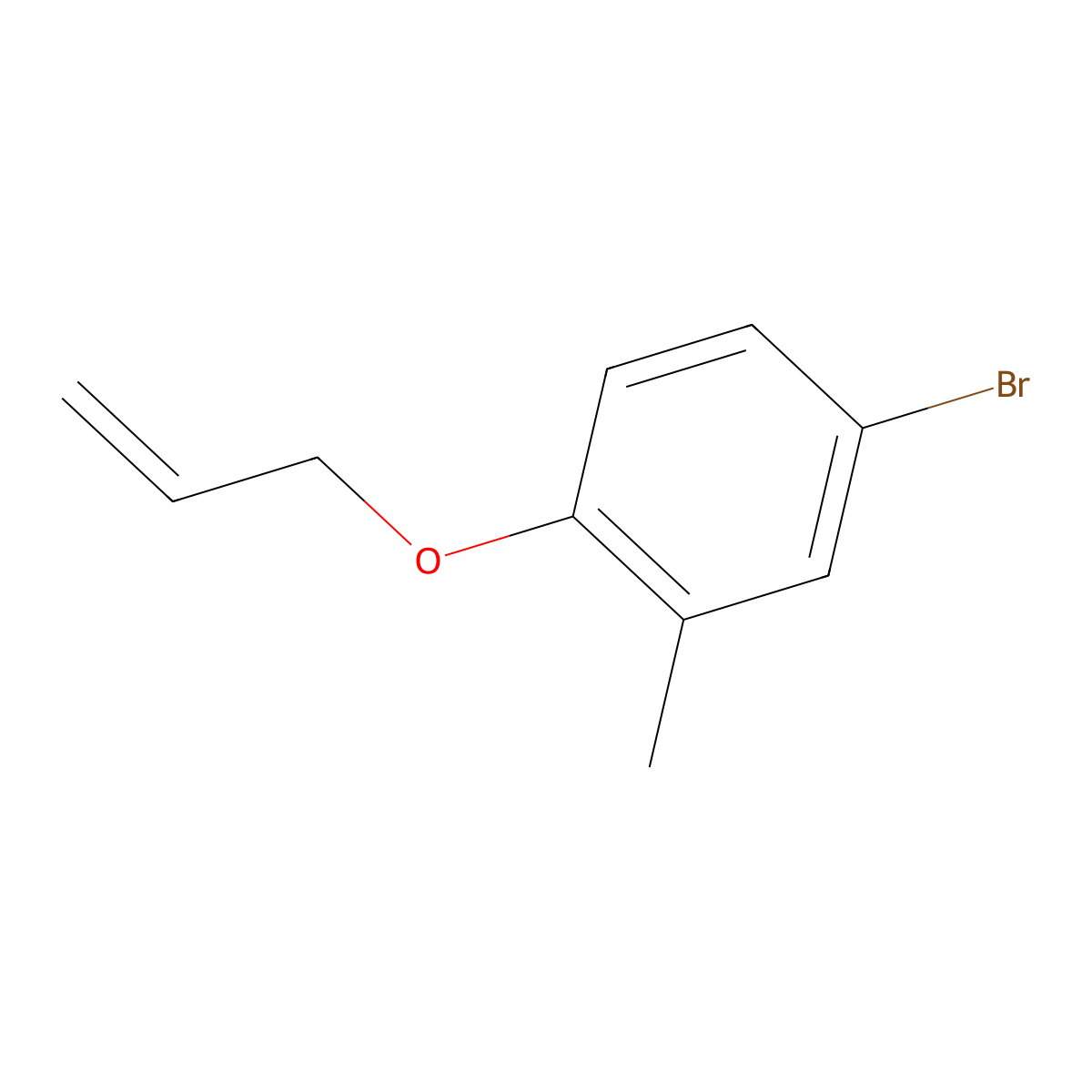 1-Bromo-4-allyloxy-3-methylbenzene molecular structure, CAS 309947-09-9
