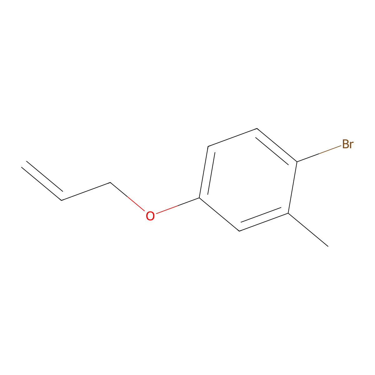 1-Bromo-4-allyloxy-2-methylbenzene molecular structure, CAS 309947-10-2