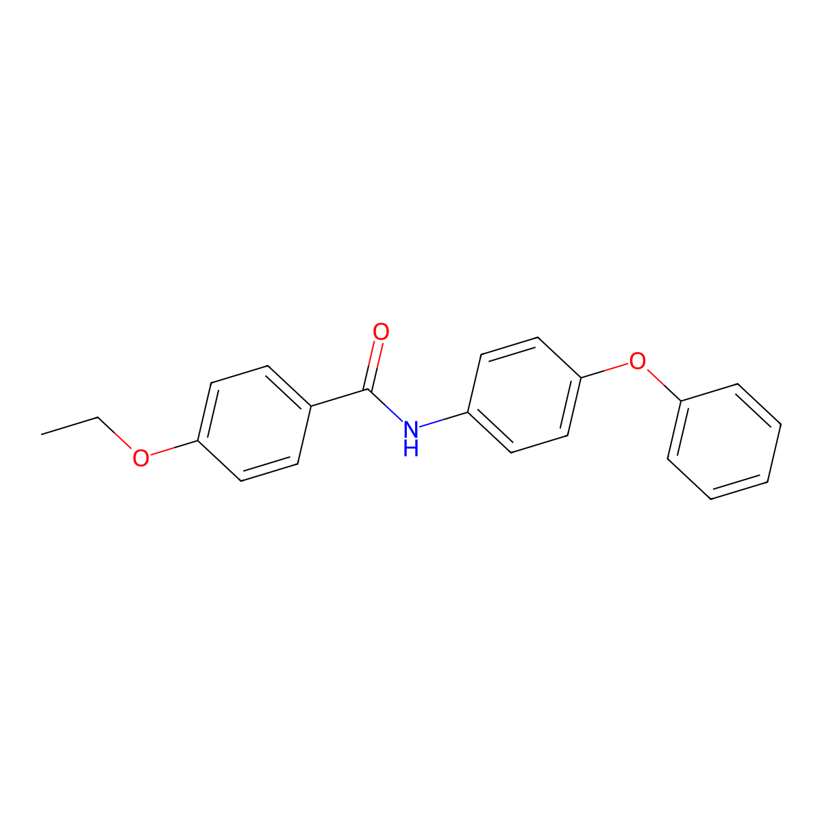 4-ethoxy-N-(4-phenoxyphenyl)benzamide molecular structure, CAS 309951-78-8