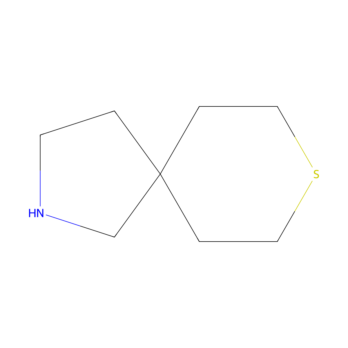 8-Thia-2-azaspiro[4.5]decane molecular structure, CAS 310-94-1