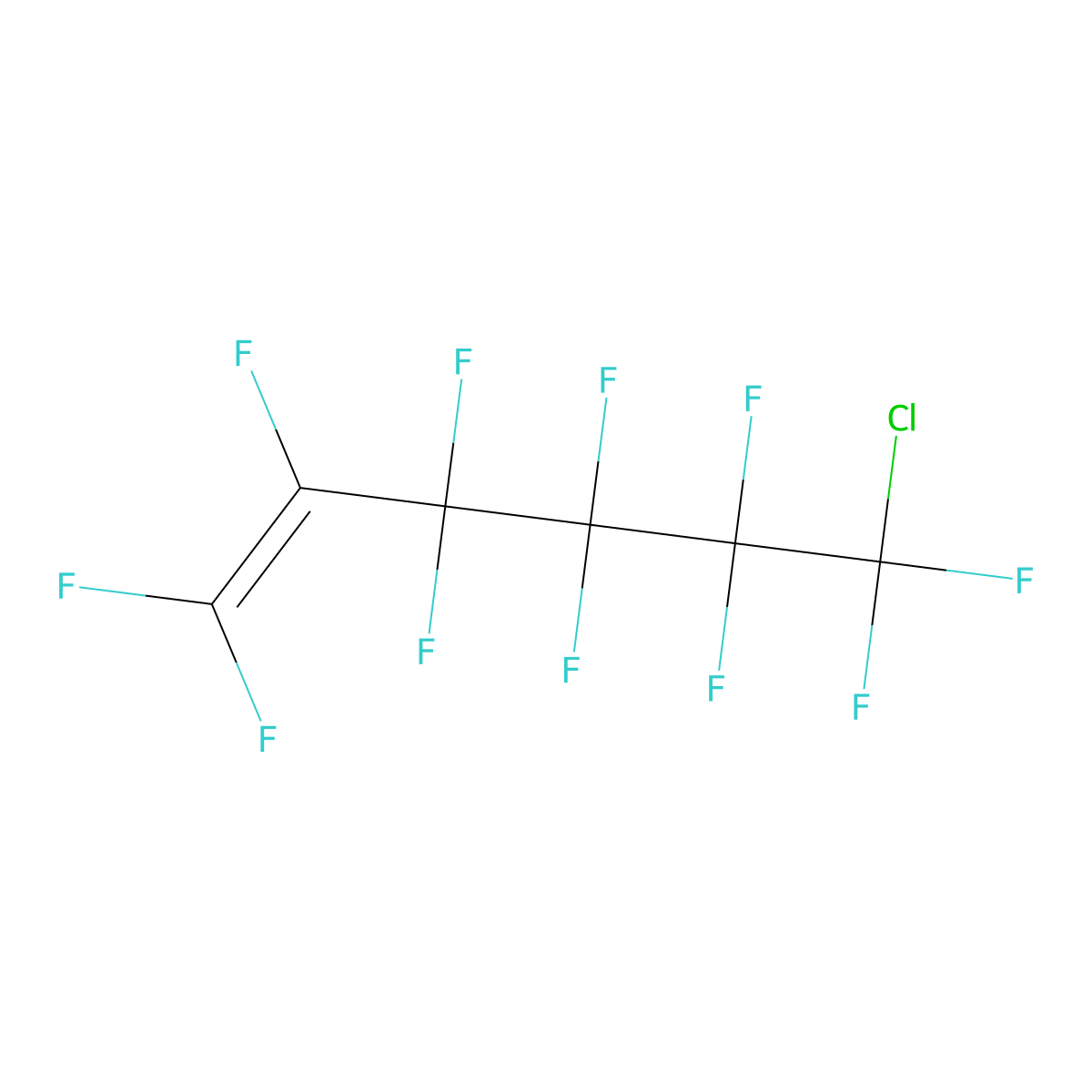 6-Chloroperfluorohex-1-ene molecular structure, CAS 31001-56-6