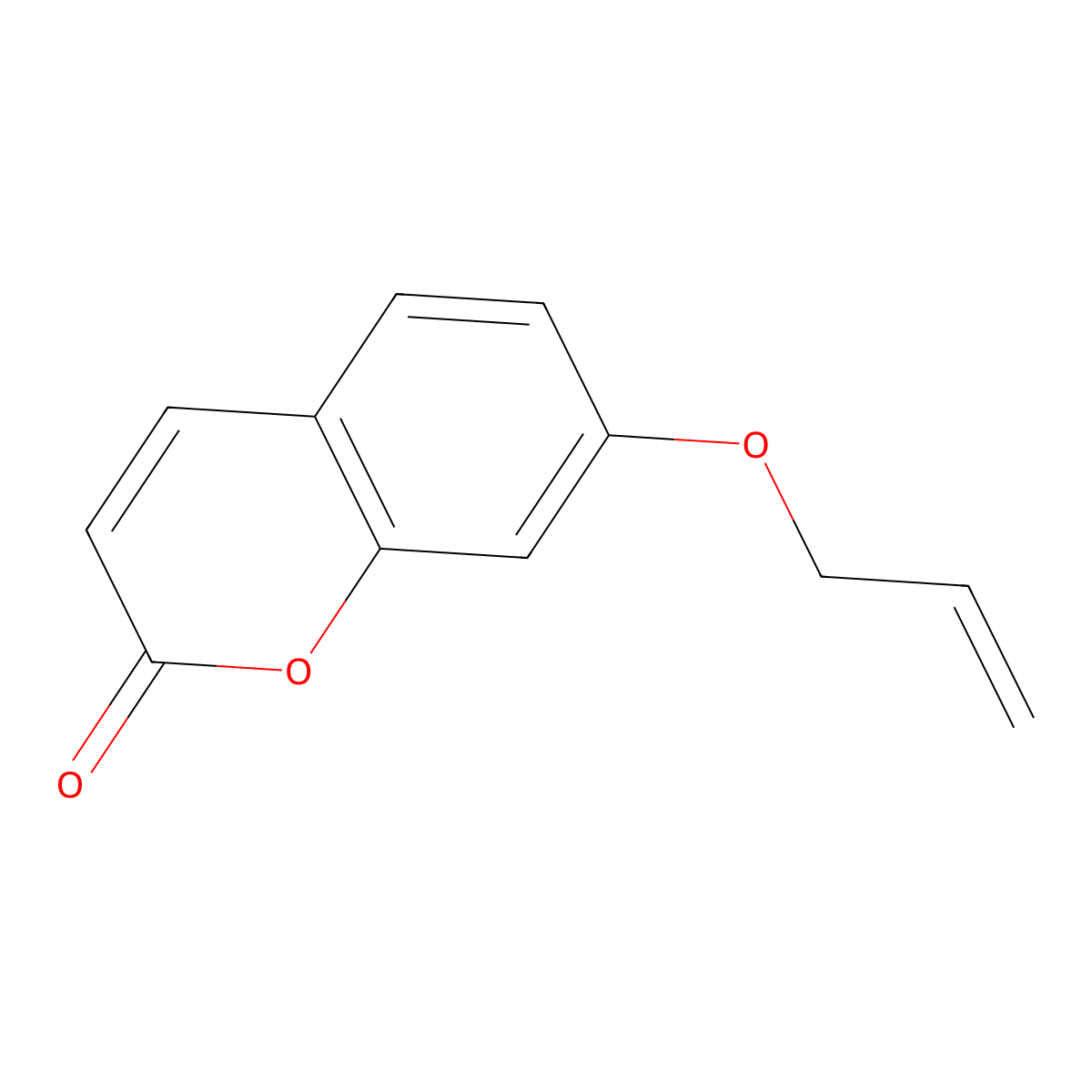 7-Allyloxycoumarin molecular structure, CAS 31005-03-5