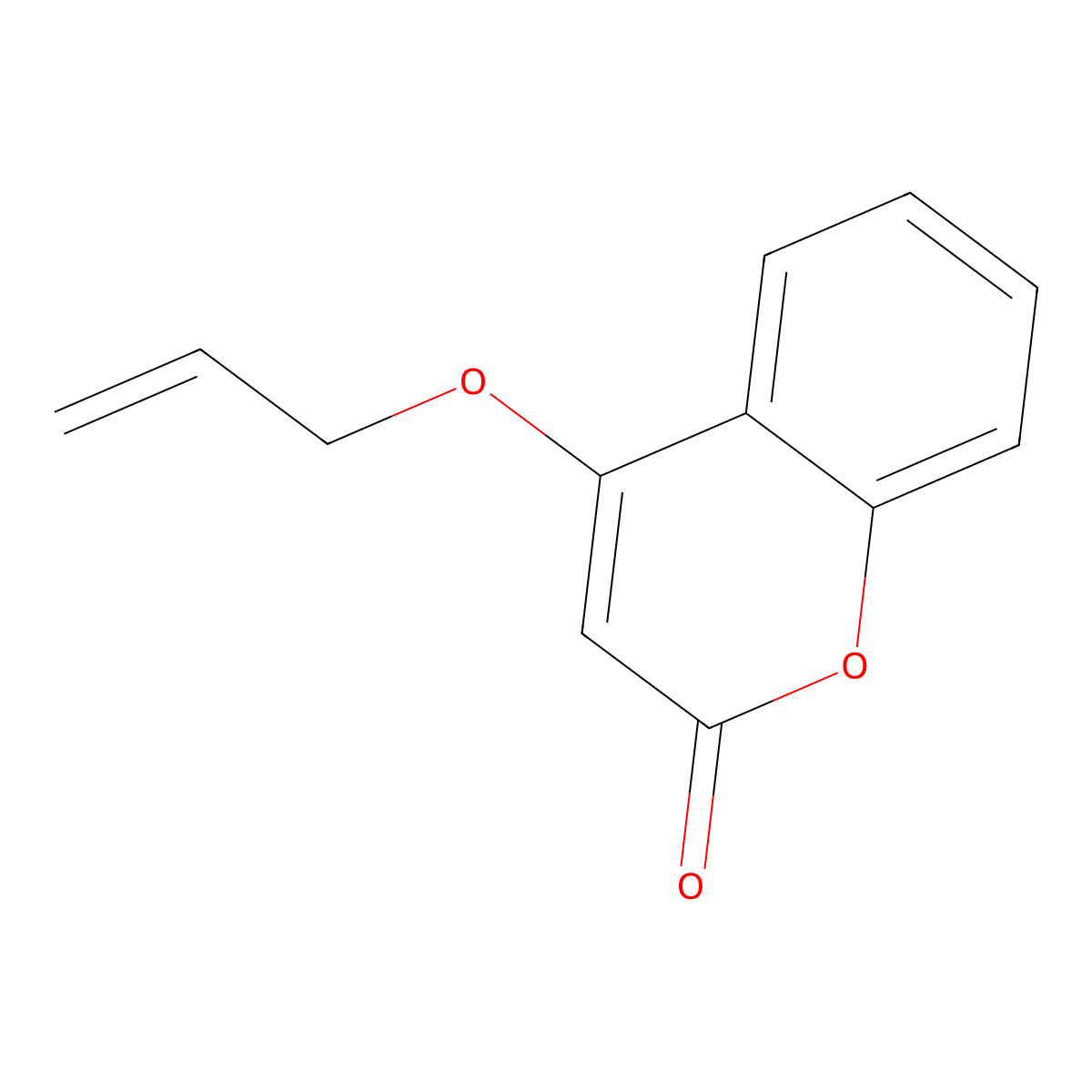 4-Allyloxycoumarin molecular structure, CAS 31005-07-9