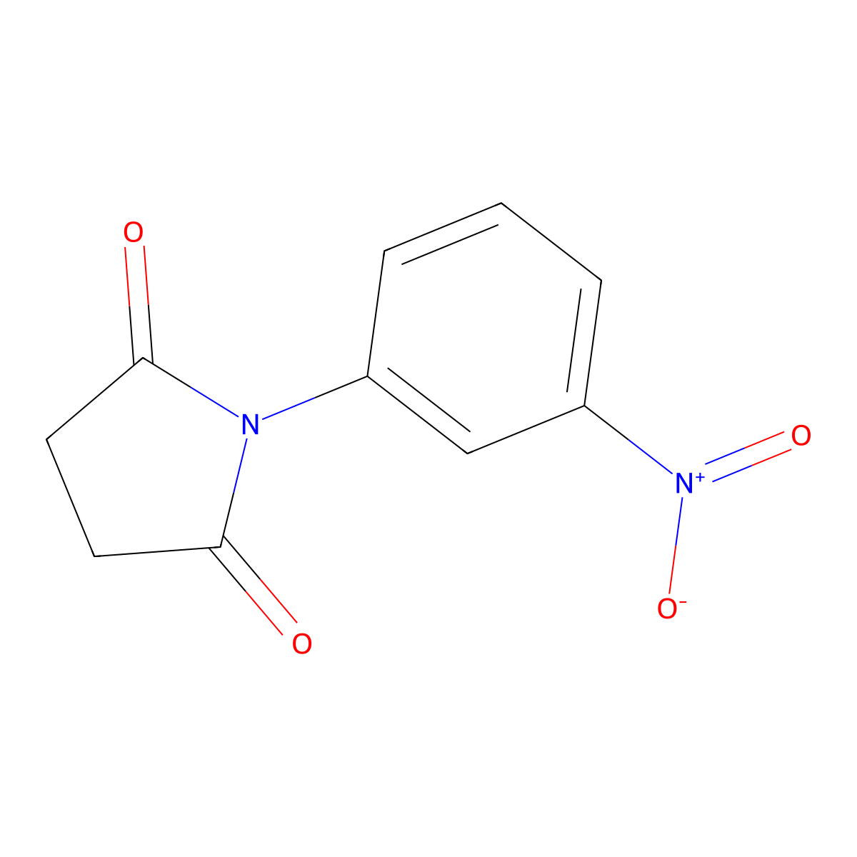 1-(3-Nitrophenyl)pyrrolidine-2,5-dione molecular structure, CAS 31036-66-5