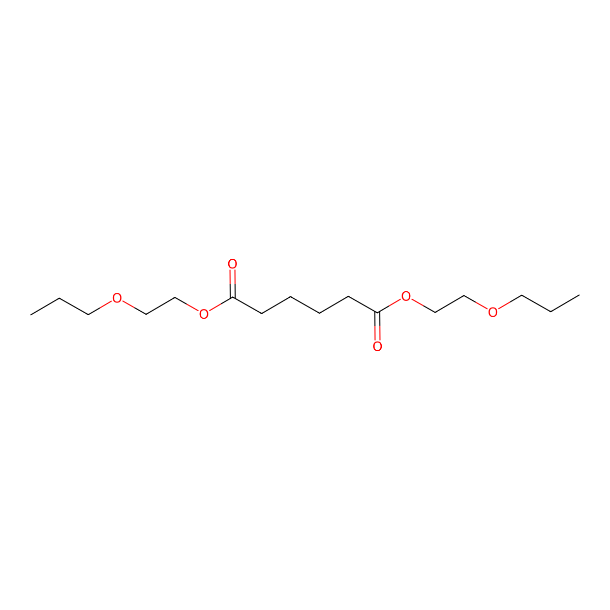 1,6-Bis(2-propoxyethyl) hexanedioate molecular structure, CAS 310398-47-1