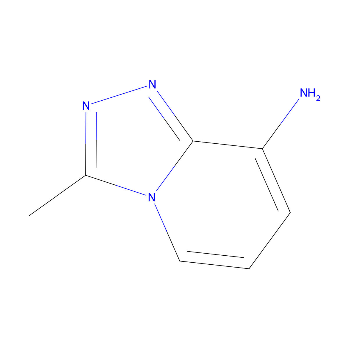 3-Methyl-[1,2,4]triazolo[4,3-a]pyridin-8-amine molecular structure, CAS 31040-12-7
