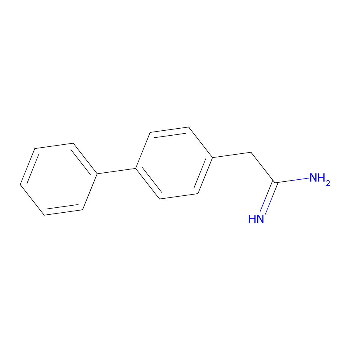 2-(4-Phenylphenyl)acetamidine molecular structure, CAS 310466-20-7