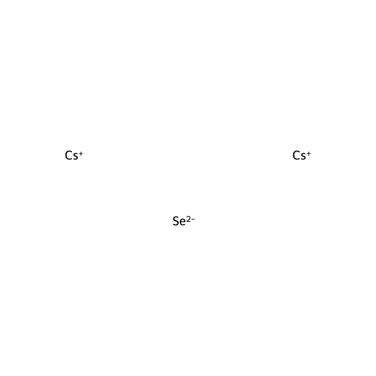 Cesium selenide (Cs2Se) molecular structure, CAS 31052-46-7