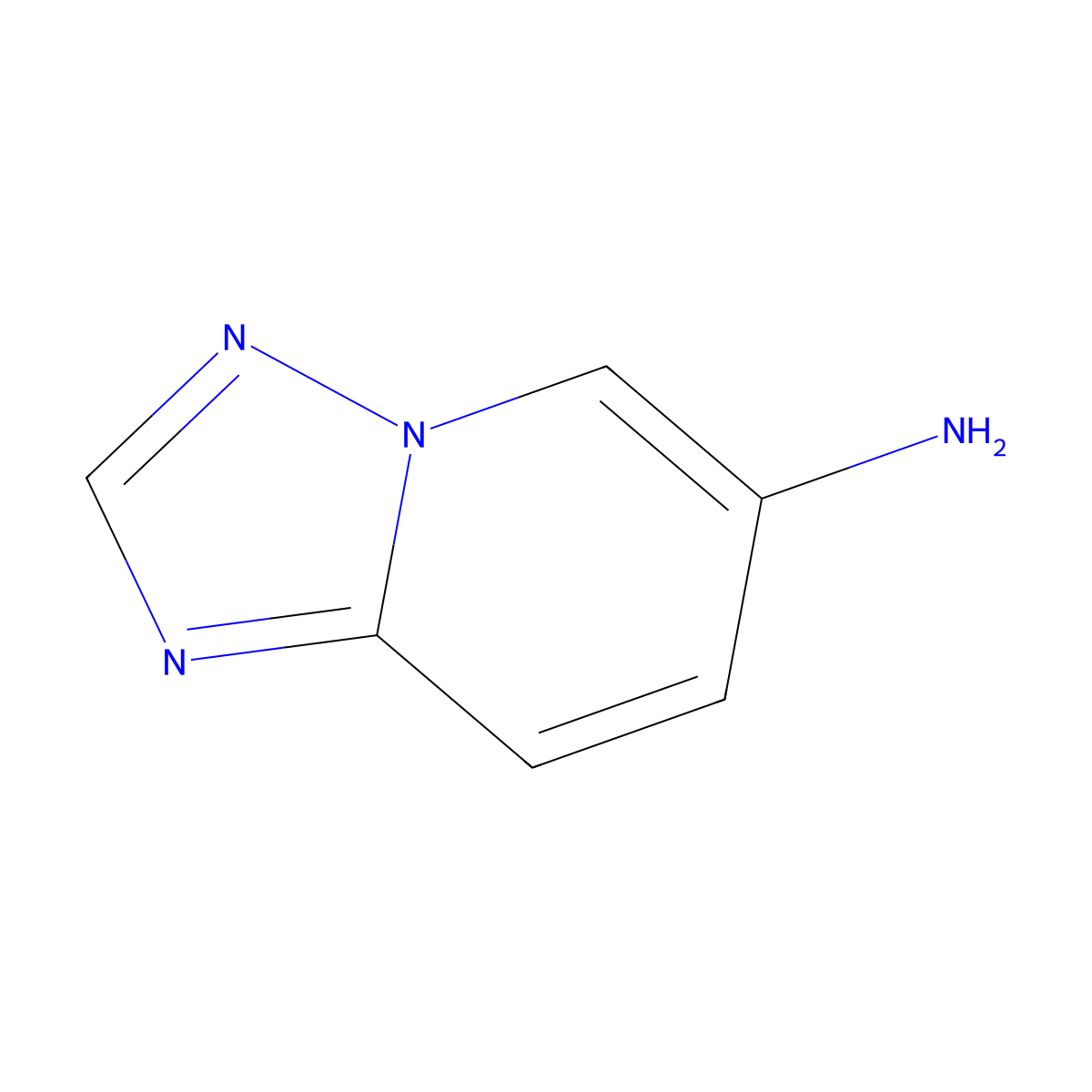 [1,2,4]Triazolo[1,5-a]pyridin-6-amine molecular structure, CAS 31052-94-5