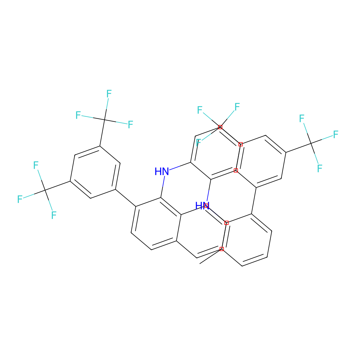 N1-(2-(3,5-Bis(trifluoromethyl)phenyl)naphthalen-1-yl)-N2-(3-methyl-3',5'-bis(trifluoromethyl)-[1,1'-biphenyl]-2-yl)benzene-1,2-diamine molecular structure, CAS 3105711-30-3