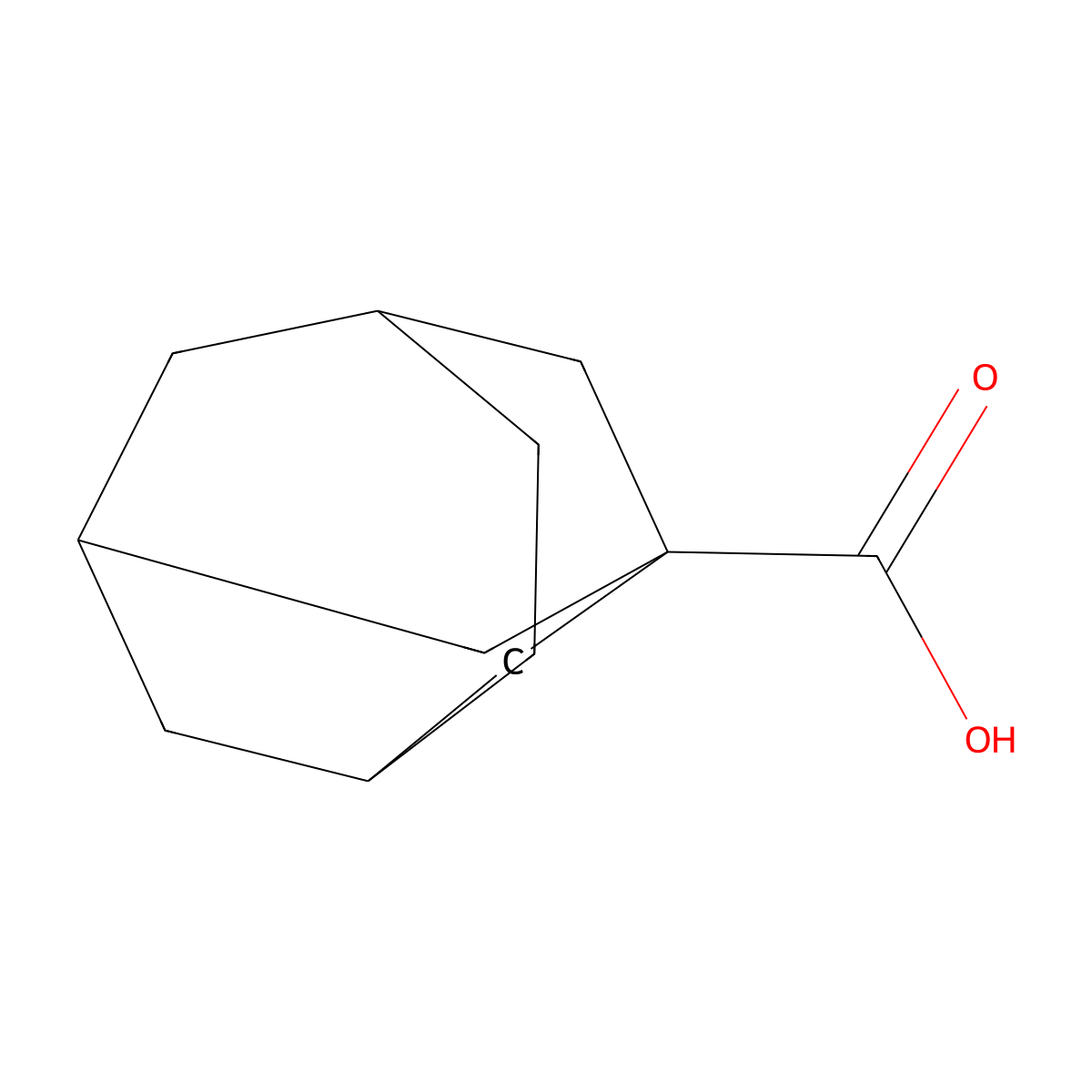 Tricyclo[4.3.1.1,3,8]undecane-1-carboxylic acid molecular structure, CAS 31061-65-1