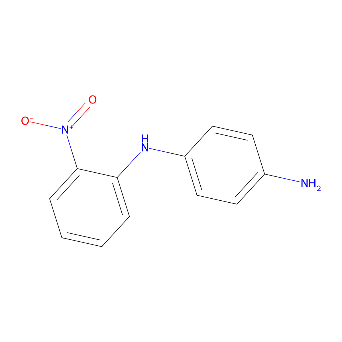 N~1~-(2-Nitrophenyl)benzene-1,4-diamine molecular structure, CAS 31067-22-8