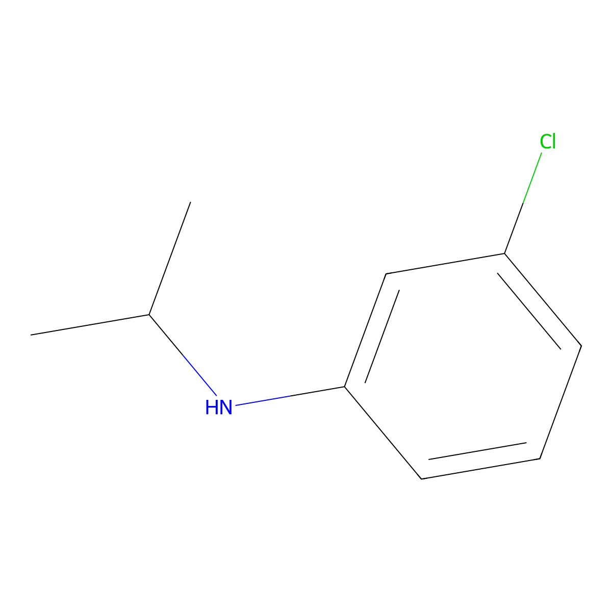 N-Isopropyl-3-chloroaniline molecular structure, CAS 31084-59-0