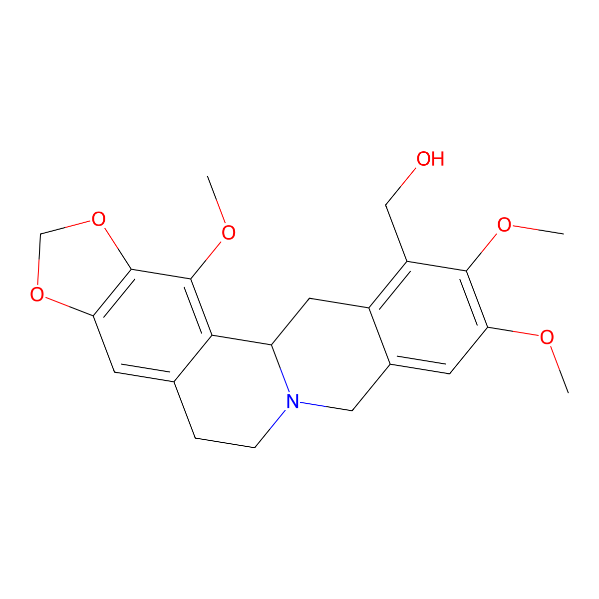 (-)-Mecambridine molecular structure, CAS 31098-60-9