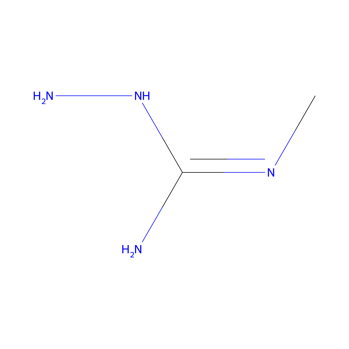 1-Amino-3-methylguanidine molecular structure, CAS 31106-59-9