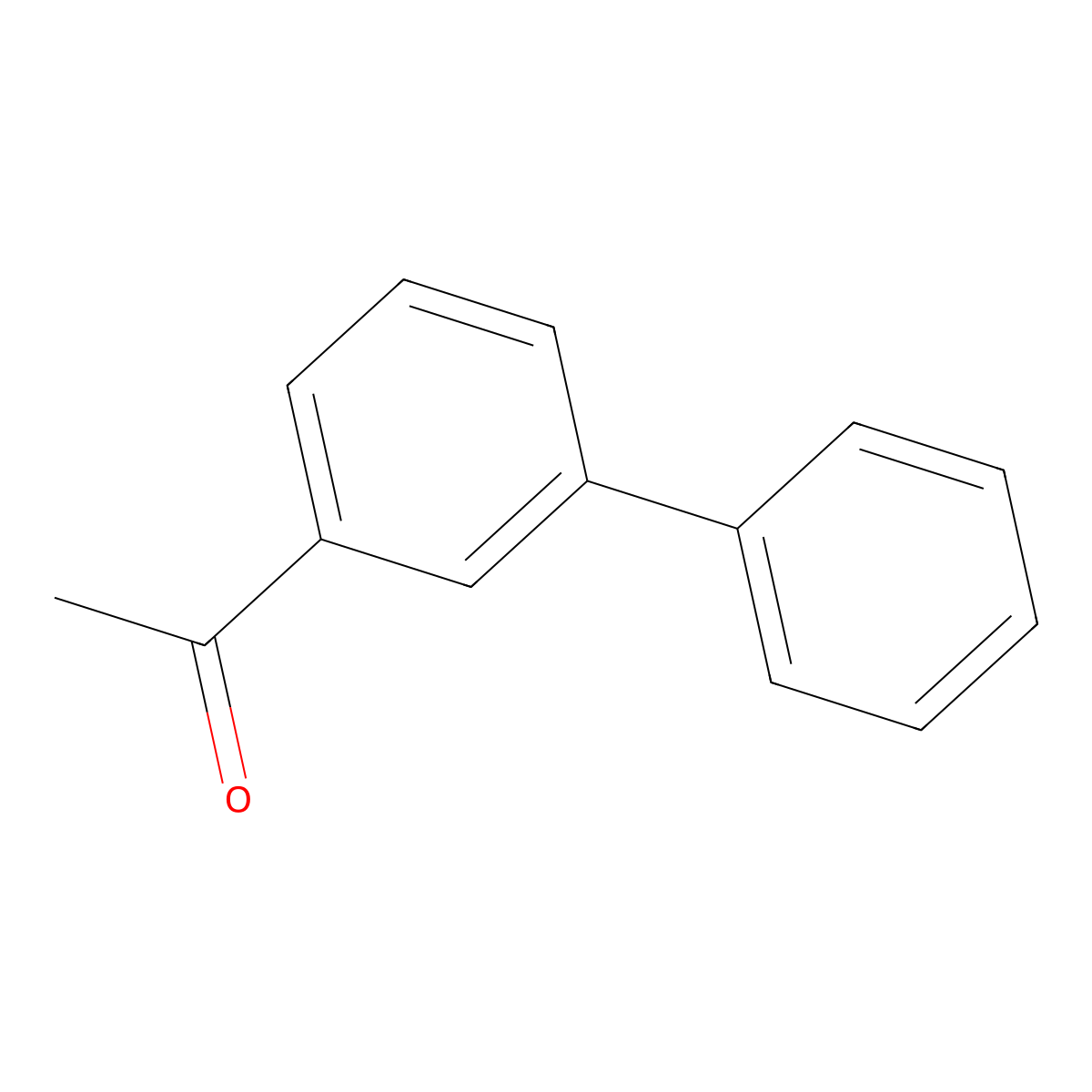 1-((1,1'-Biphenyl)-3-yl)ethan-1-one molecular structure, CAS 3112-01-4