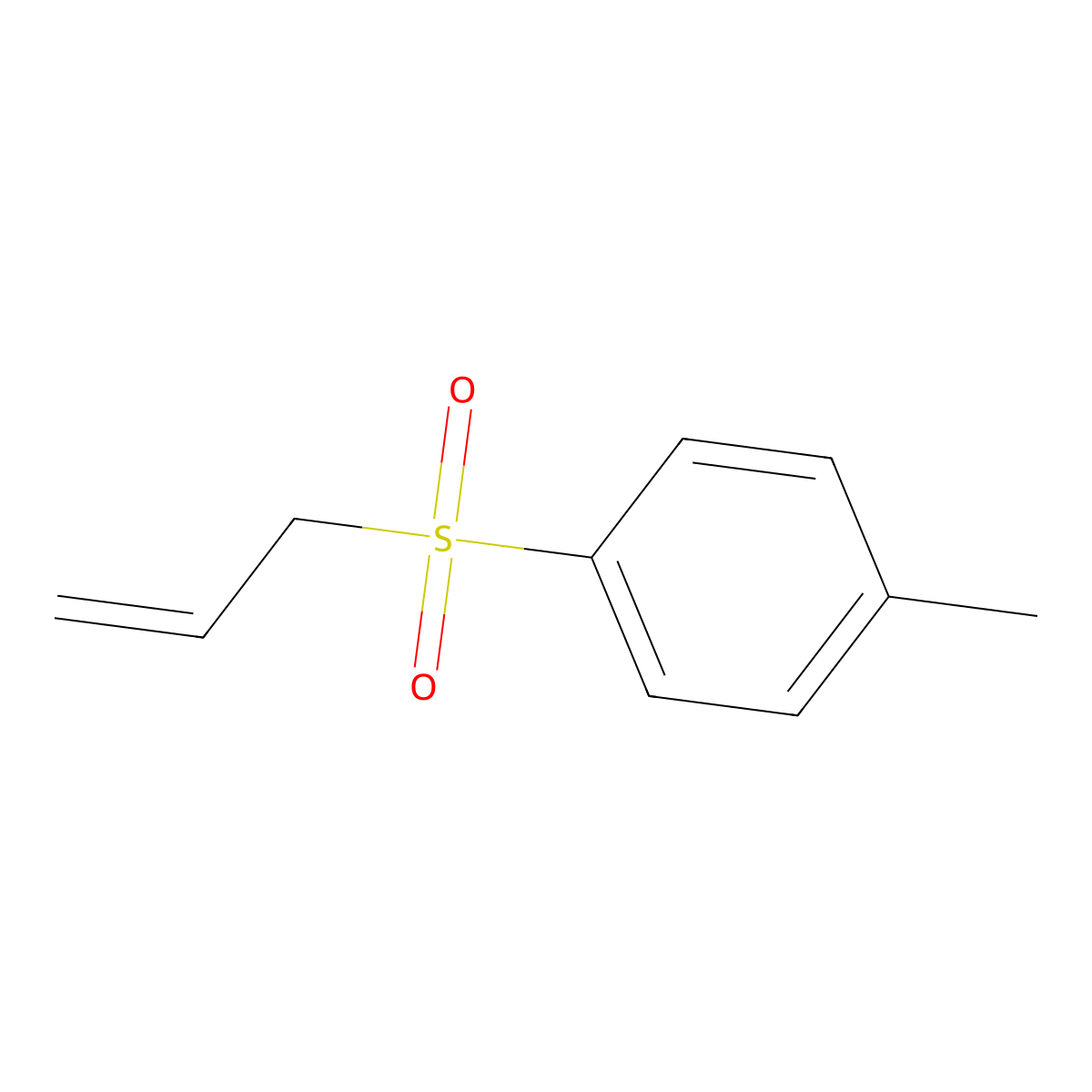 Sulfone, allyl p-tolyl molecular structure, CAS 3112-87-6