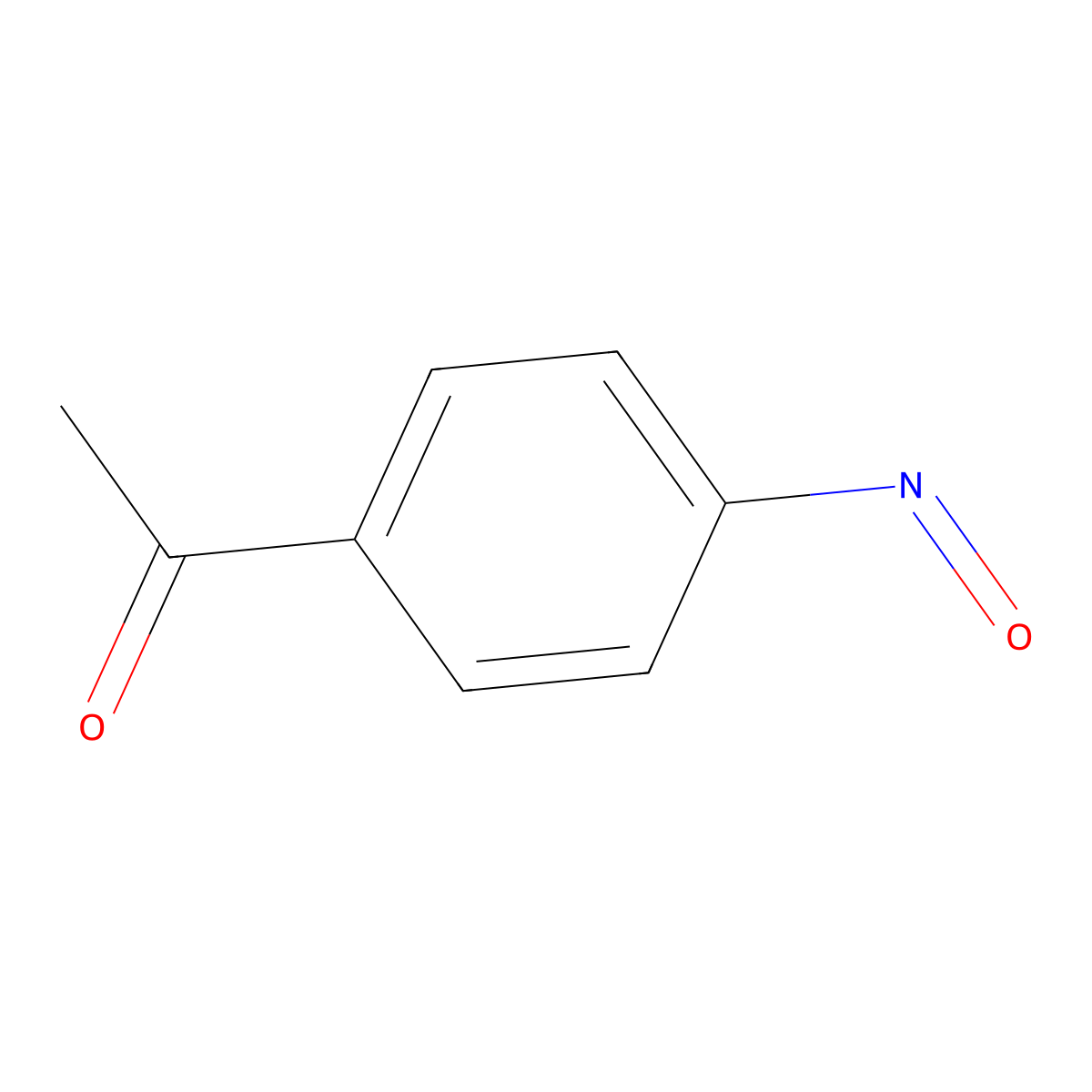 p-Nitrosoacetophenone molecular structure, CAS 31125-05-0