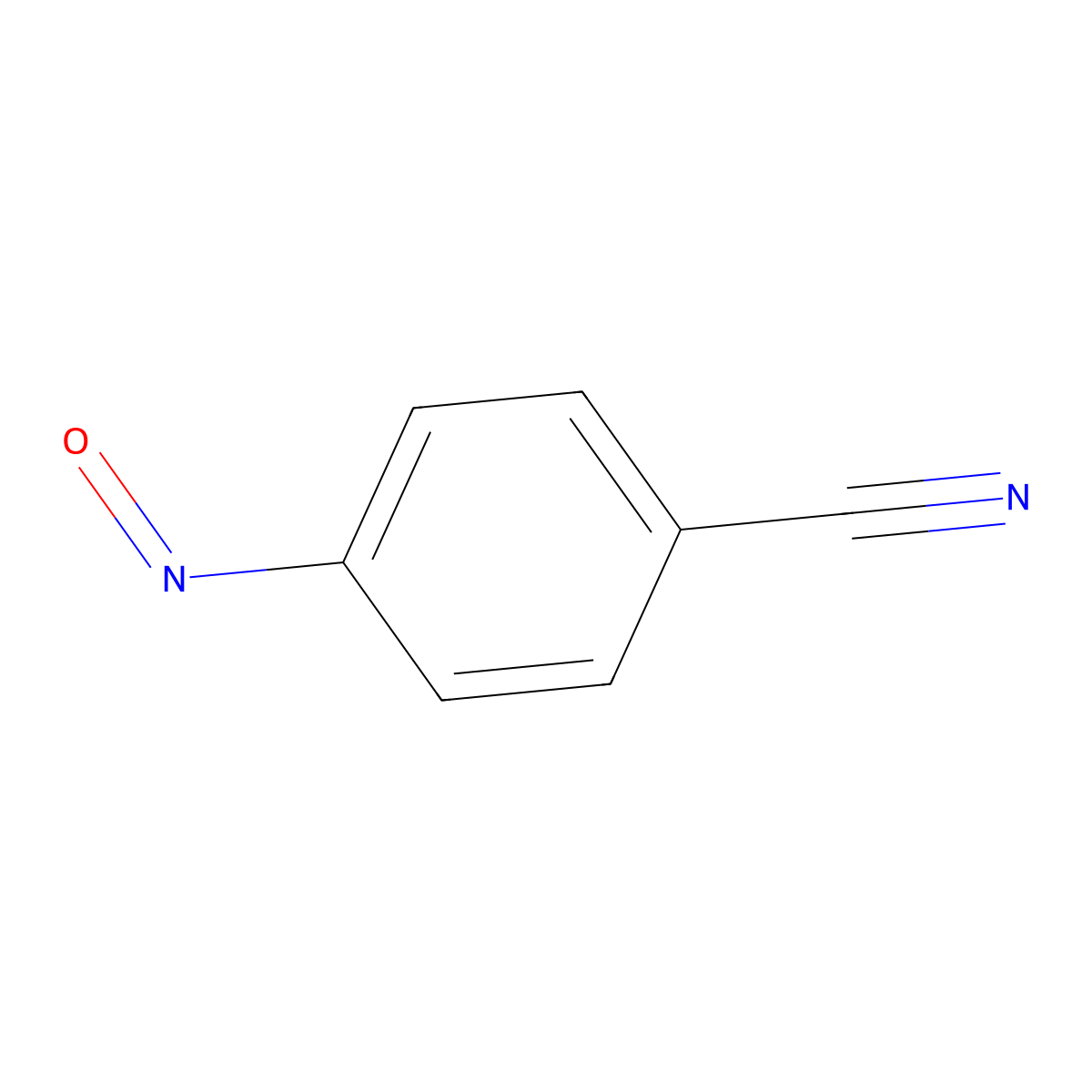 4-Nitrosobenzonitrile molecular structure, CAS 31125-07-2