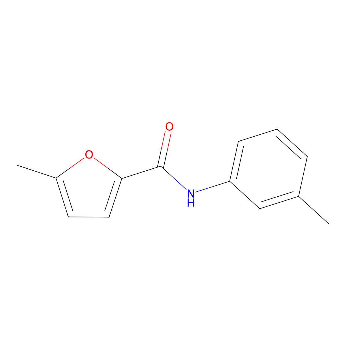 5-methyl-N-(3-methylphenyl)furan-2-carboxamide molecular structure, CAS 311332-53-3