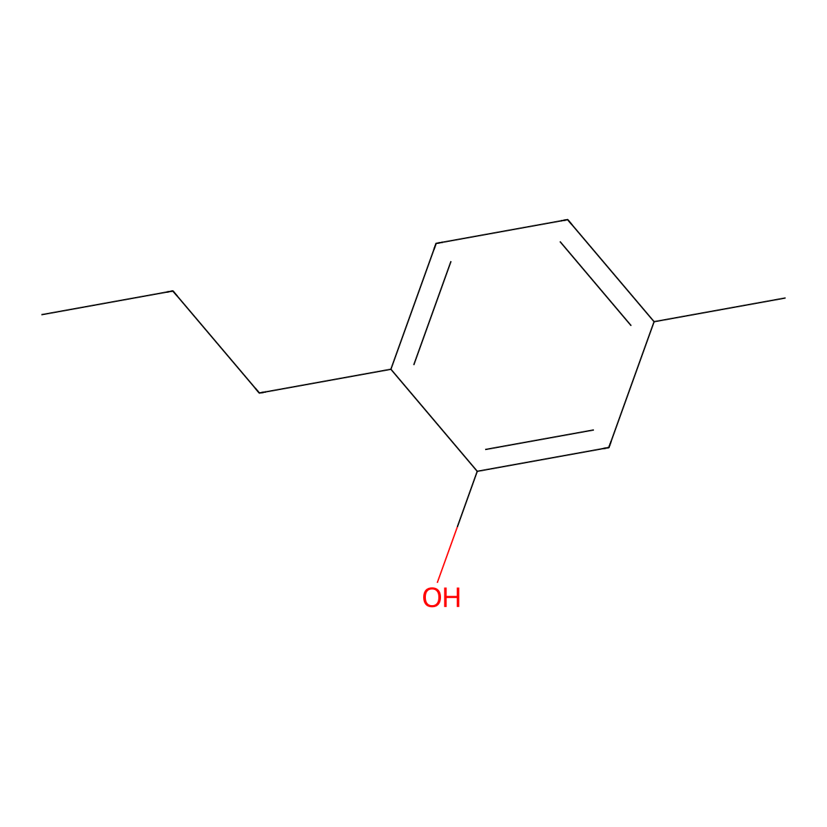 3-Methyl-6-propylphenol molecular structure, CAS 31143-55-2