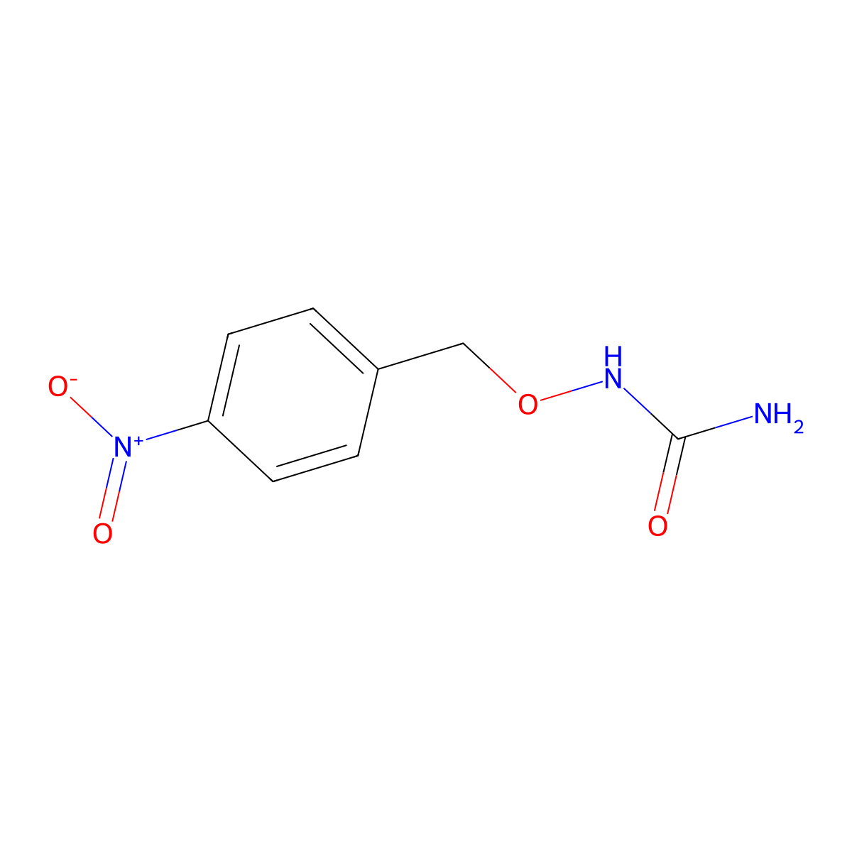 1-[(4-Nitrobenzyl)oxy]urea molecular structure, CAS 31150-87-5