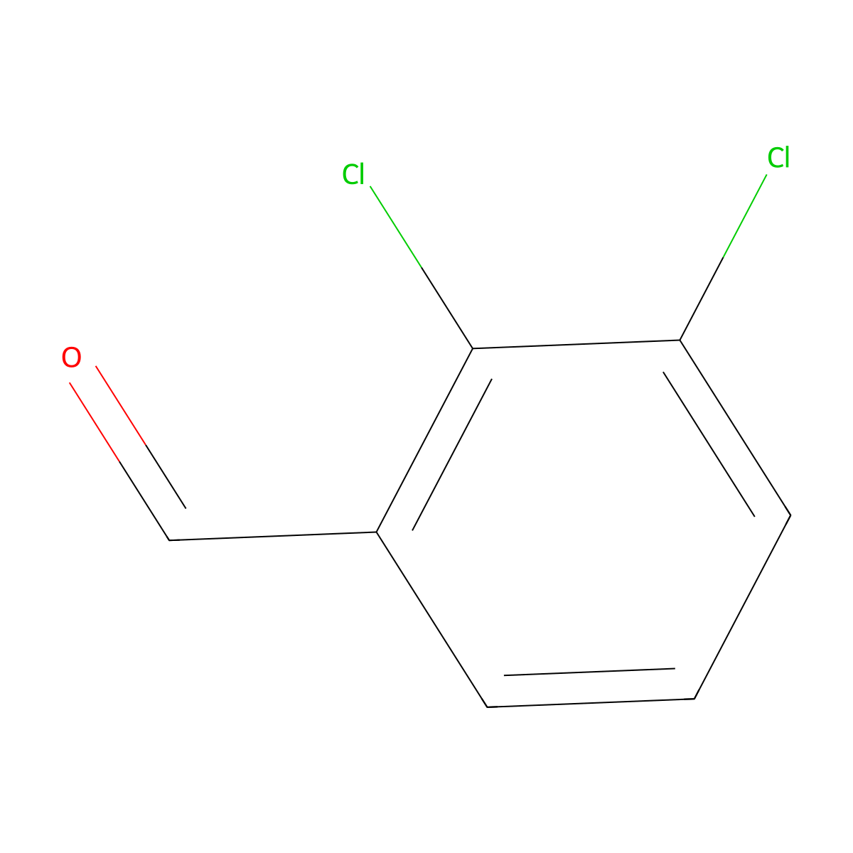 2,3-Dichlorobenzaldehyde molecular structure, CAS 31155-09-6