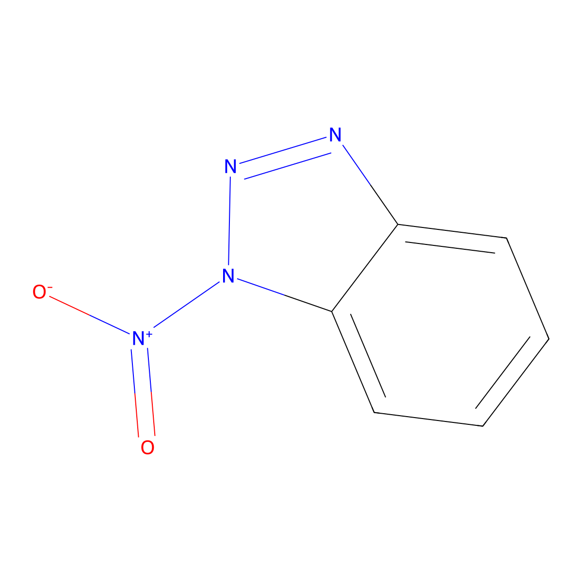 1-Nitrobenzotriazole molecular structure, CAS 31163-70-9