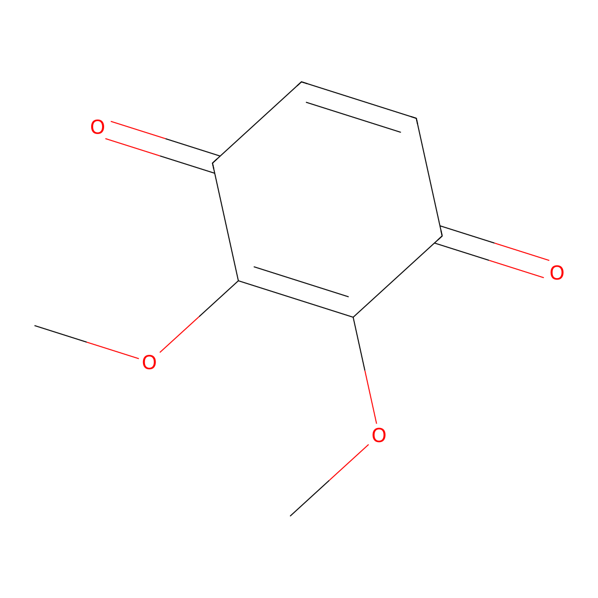2,3-Dimethoxy-p-benzoquinone molecular structure, CAS 3117-02-0