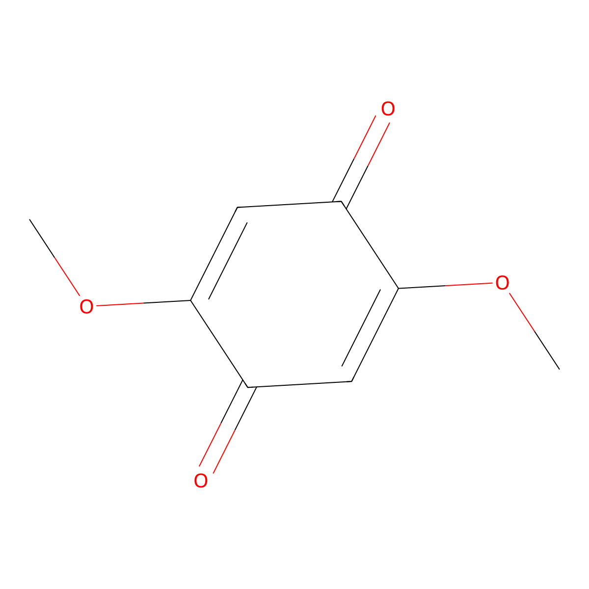2,5-Dimethoxy-2,5-cyclohexadiene-1,4-dione molecular structure, CAS 3117-03-1