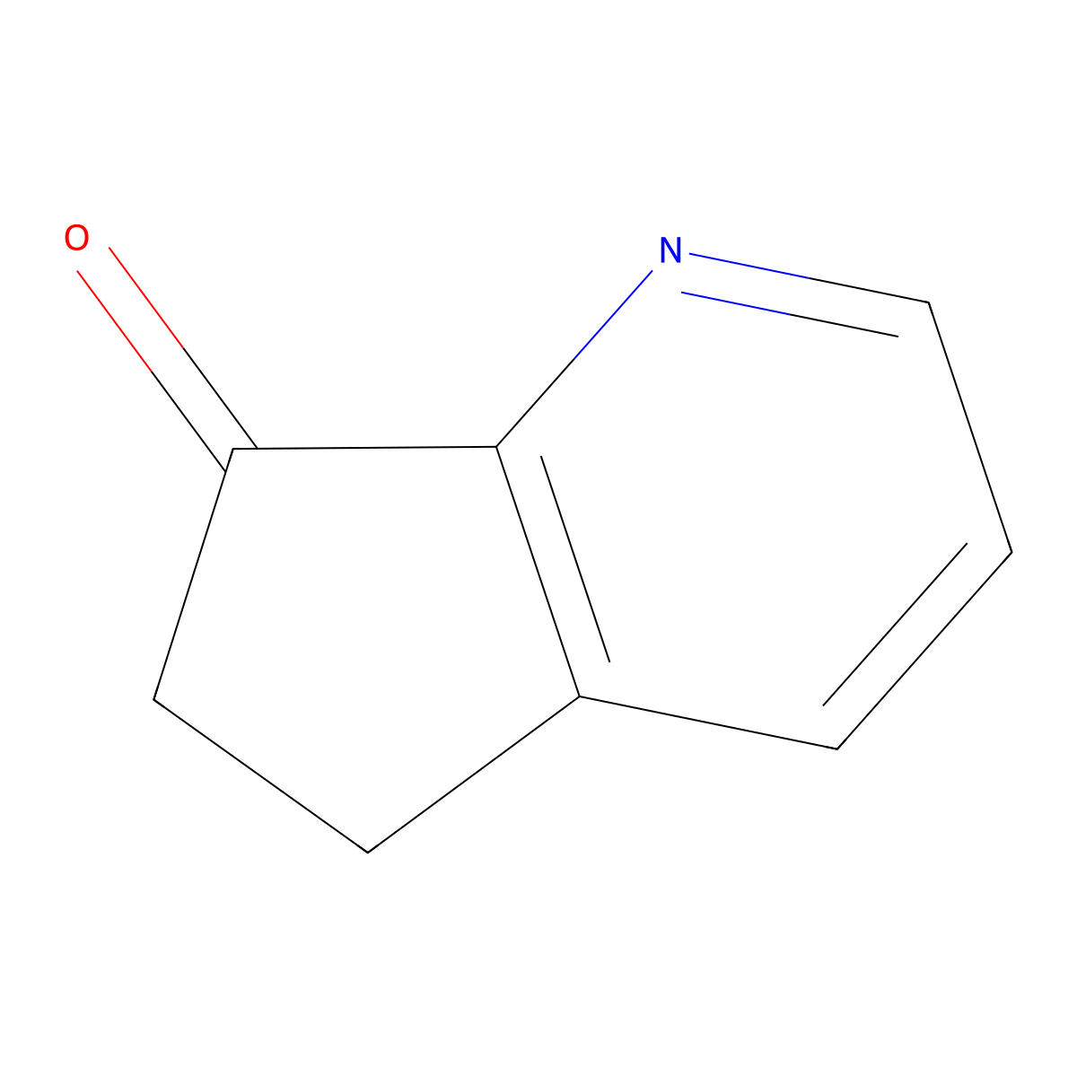 5H,6H,7H-cyclopenta[b]pyridin-7-one molecular structure, CAS 31170-78-2