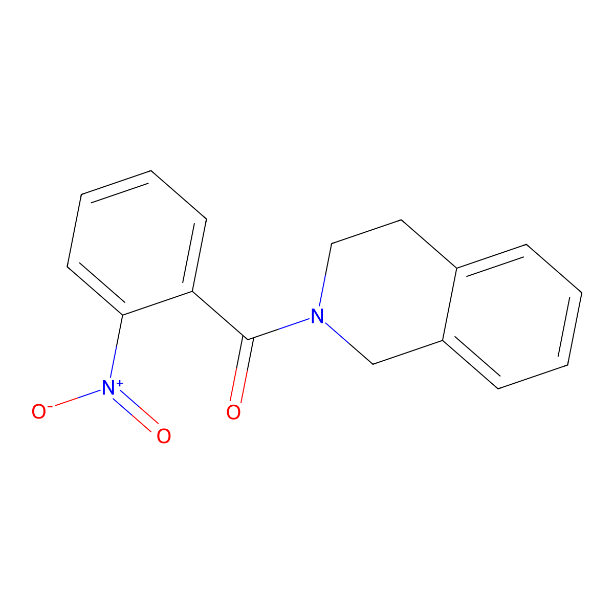 2-{2-Nitrobenzoyl}-1,2,3,4-tetrahydroisoquinoline molecular structure, CAS 311795-89-8