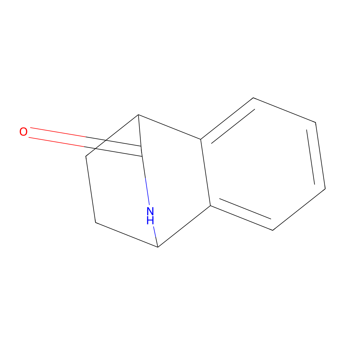 1,2,3,4-Tetrahydro-1,4-(epiminomethano)naphthalen-9-one molecular structure, CAS 3118-16-9