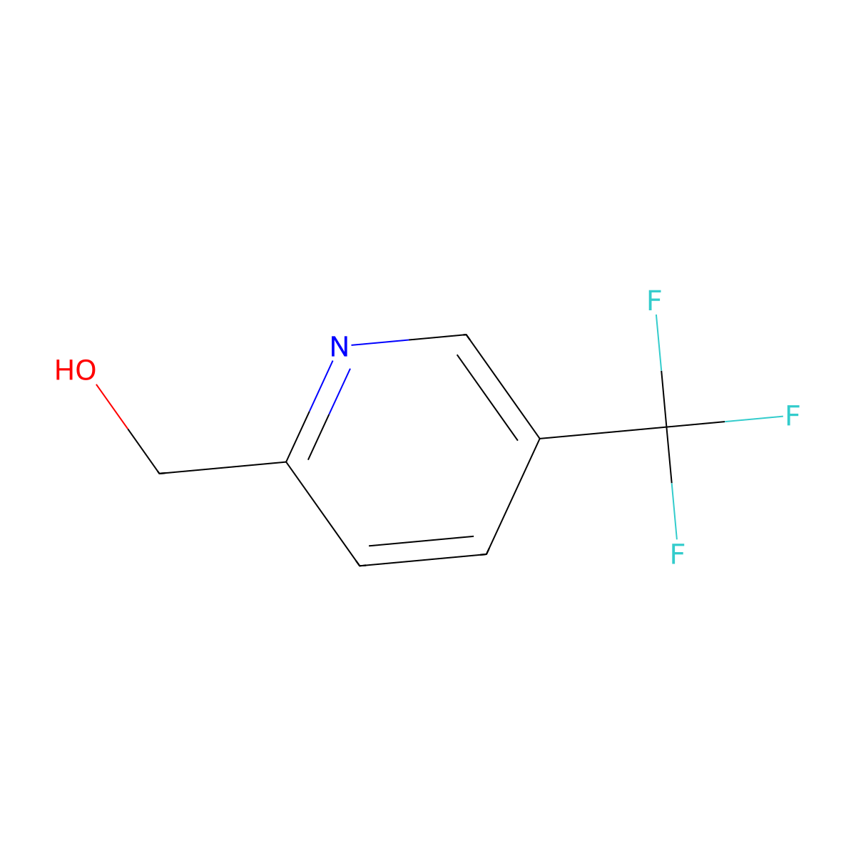(5-(Trifluoromethyl)pyridin-2-yl)methanol molecular structure, CAS 31181-84-7